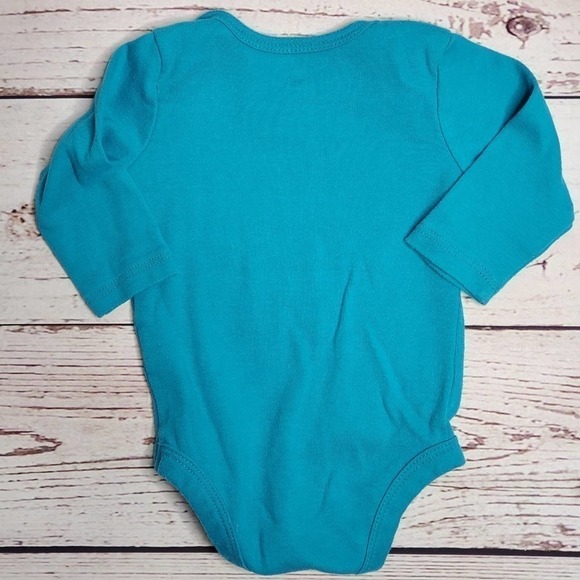 Baby Girl Onesie Bundle Turquoise Sz 3-6m - Picture 6 of 8